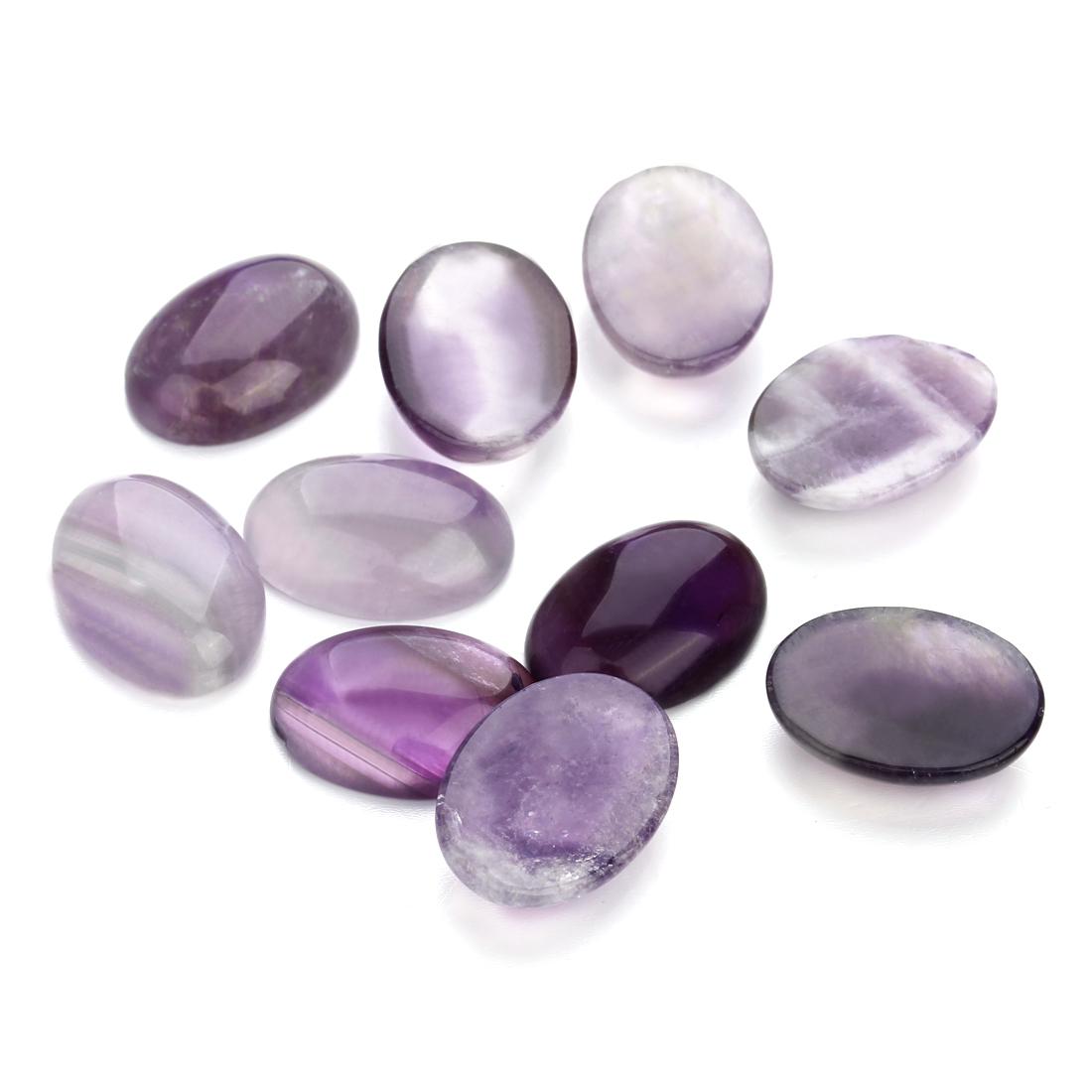 

5/10Pcs Natural Stone Cabochon Beads Loose Flat Back Cameo Cabochon Spacers Beads Oval Agate Tiger Eye For DIY Jewelry 10x14mm 10pcs