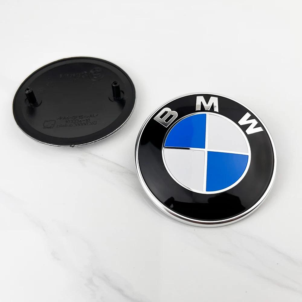 BMW M Emblem Car Hood & Trunk Emblem 82mm 74mm Compatible with E46 E36 E34 F10 E90 F30 E60 E53 E30 E92 E87 X1 X3 X5 M3 Front Rea djbf00