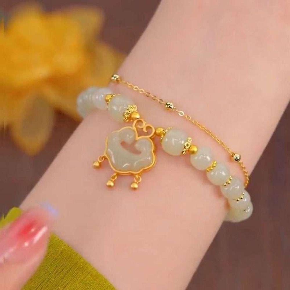 

Подарки для девочек, нишевый дизайн, браслет в китайском стиле, ручная веревка, женский браслет, плетеный браслет