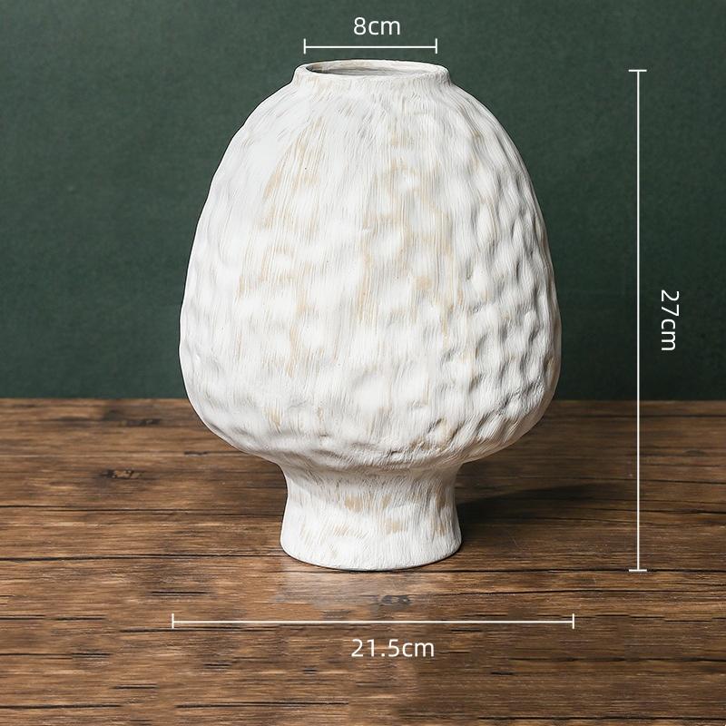 Kaba Seramik Vazo Fırında Dönüşmüş Porselen Vazolar Vazo Çiçek Düzenleme Aksesuarları Çin Tarzı Retro Kavanozlar