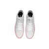 Li Ning Wave Canvas Hi High Top Skateboard Shoes Men's White Gray AECR011-1