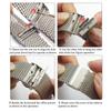 Stainless Steel Watch Strap 10/12/14/16/18/20mm Watch Bands  Bracelet for Men Women Universal Replacement Wristband Belt