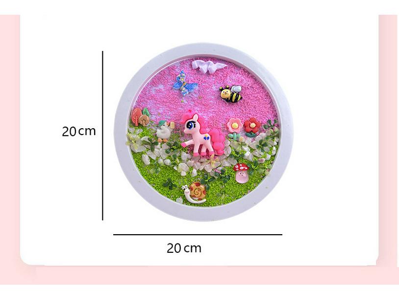 Natural Conch Seashell Beach Photo Frame: Hand-Painted DIY Decorative Texture Painting Kit for Kids