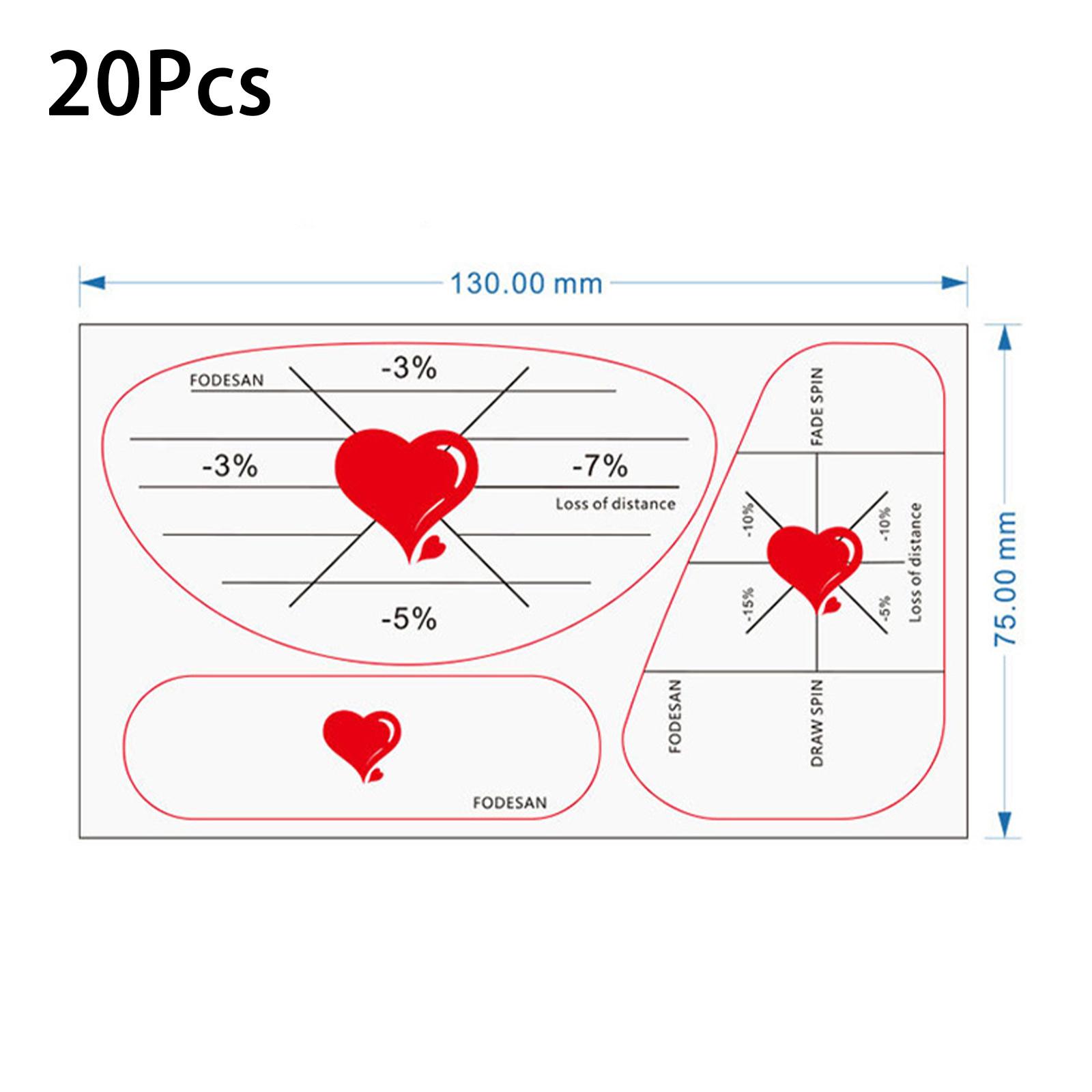 

20 шт. Наклейки для гольфа, многоразовые, мгновенная обратная связь по свингу, тренажер для сладкого пятна для практики в помещении и на открытом воздухе F