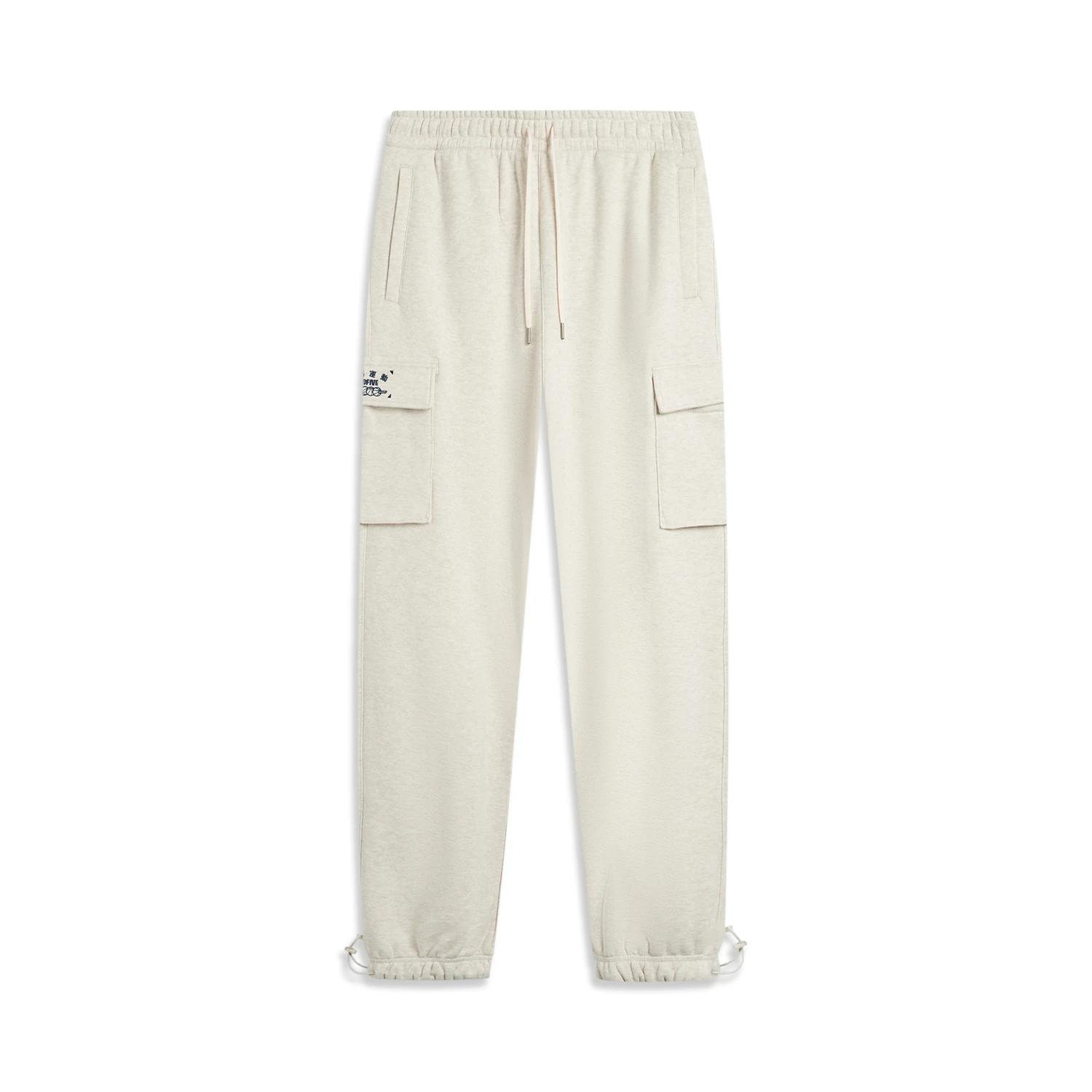 

Серия Li Ning Basketball Anti-Five Однотонные Спортивные Брюки Средней Посадки Удобные Дышащие Универсальные Зауженные Трикотажные Мужские Штаны AKLUC93-1 XL