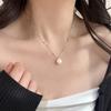 New Arrival Trendy Natural Freshwater Pearl Snake Chain Female Pendant Necklace  Women Birthday Gifts No Fade
