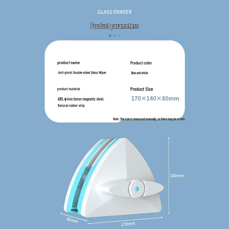 Adjustable Magnetic Double-Sided Window Cleaner