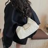 Women's Soft Leather Underarm Bag Casual Commuter Shoulder Bag