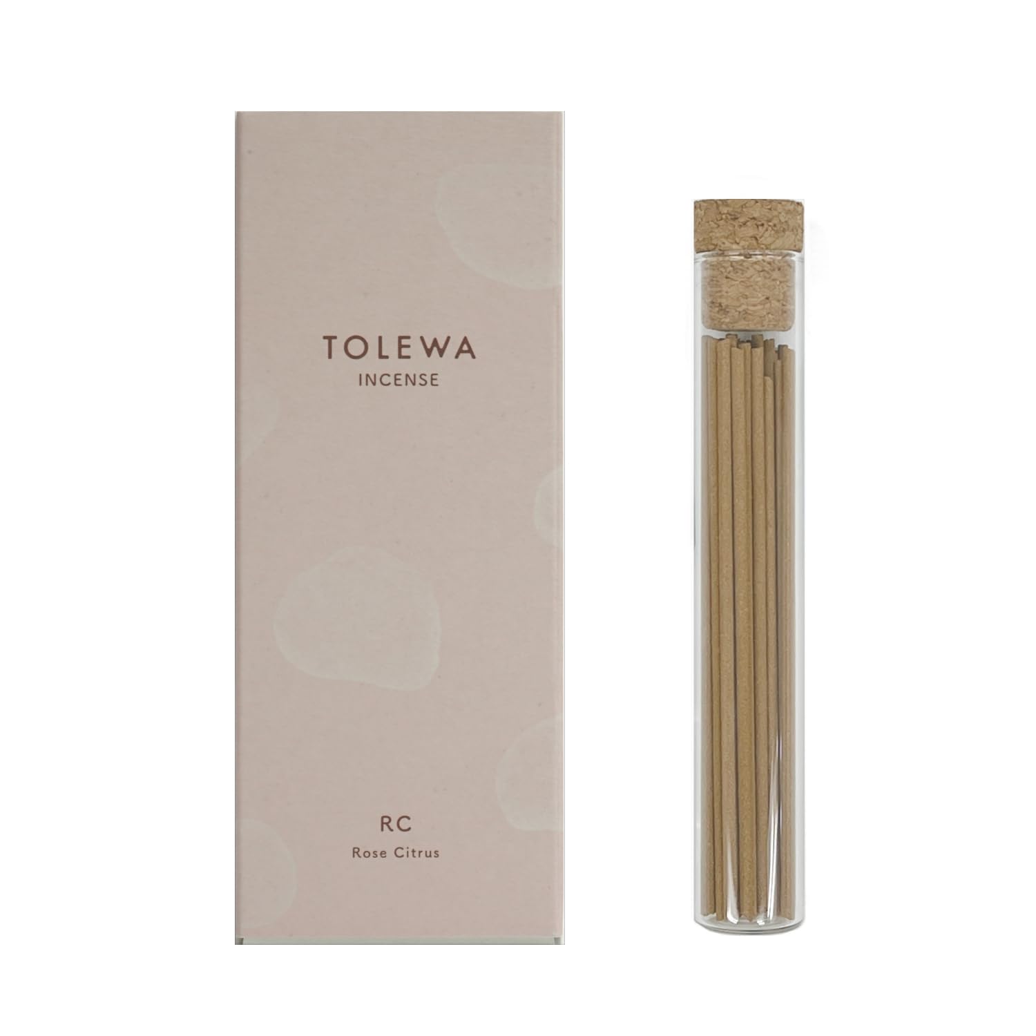 

TOLEWA incense rose citrus 35 sticks коричневий
