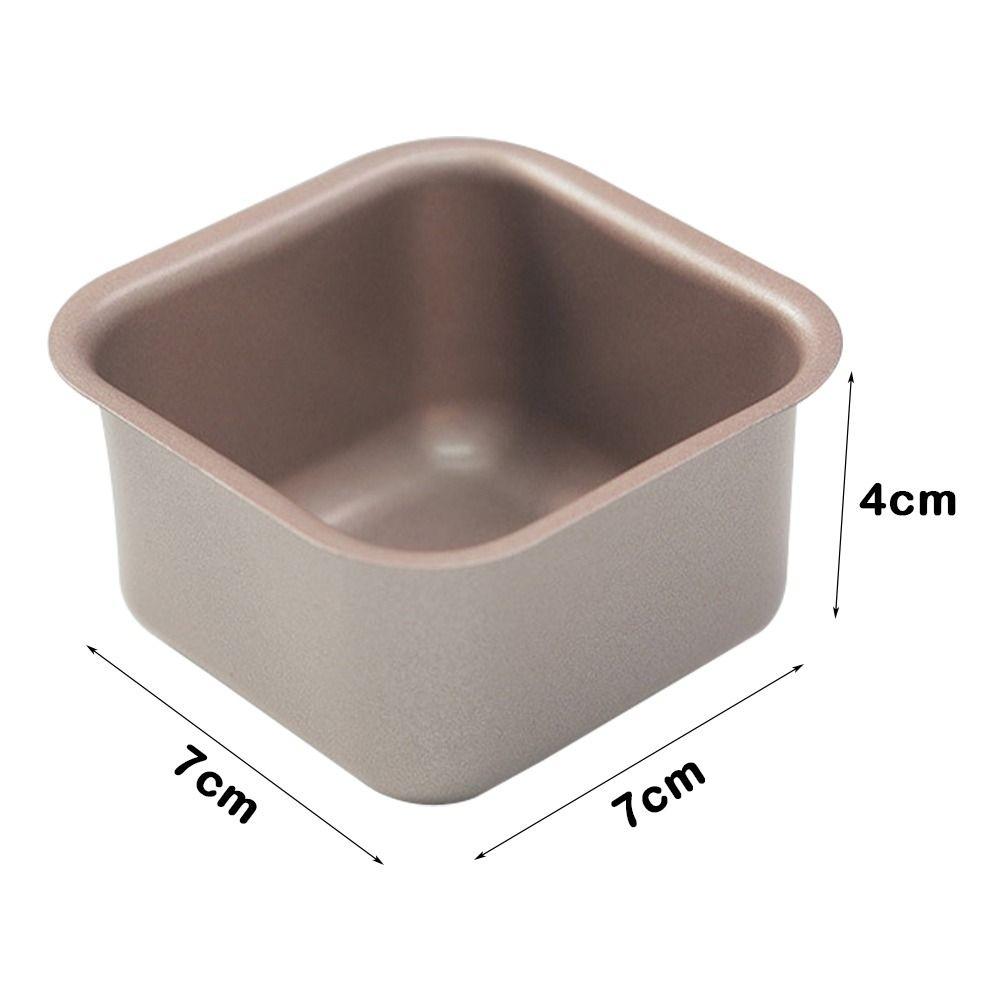 Square Cake Mould 3pcs/set Mousse Cup New Bread Toast Mould Kicthen