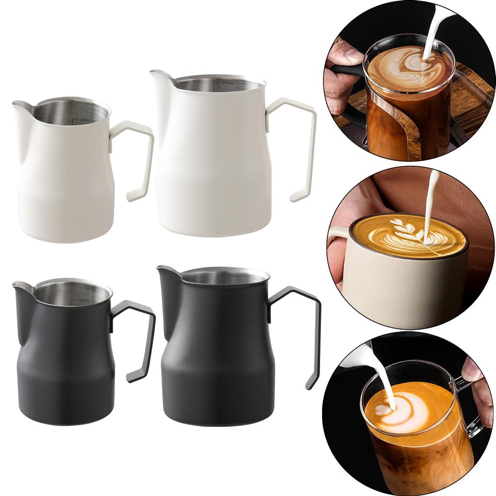 Milk Frothing Pitcher Stainless Steel Milk Frother Cup for Cappuccino Bar