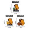 Capybara Drinking Enamel Pins Custom NO TROUBLES JUST BUBBLES Brooches Lapel Badges Clothes Animal Jewelry Gift for Kids Friends