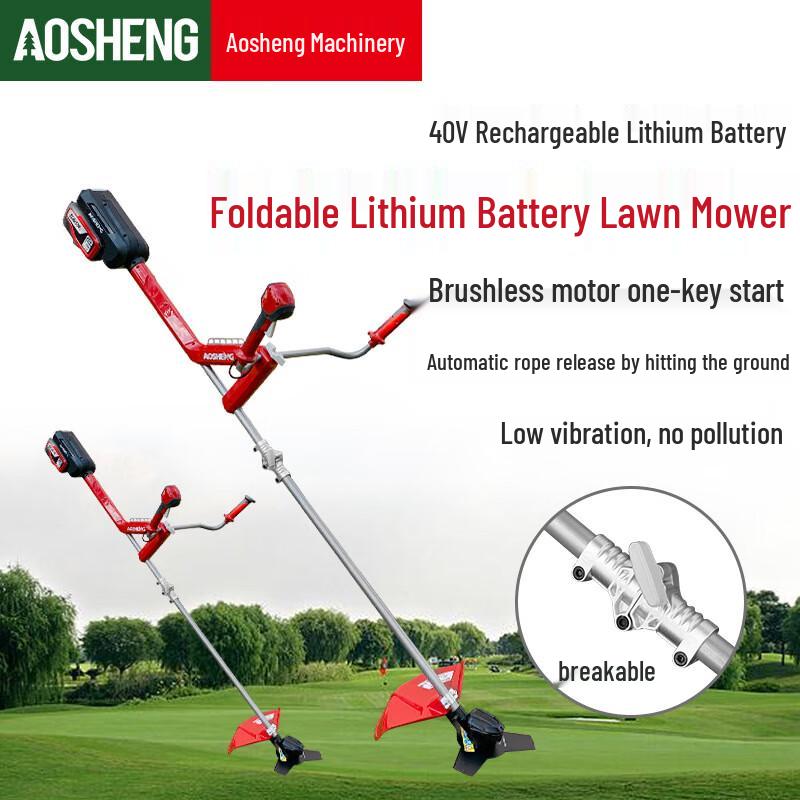 Kalei Aosheng Rechargeable Lawn Mower & Brush Cutter CN plug (adapter included)