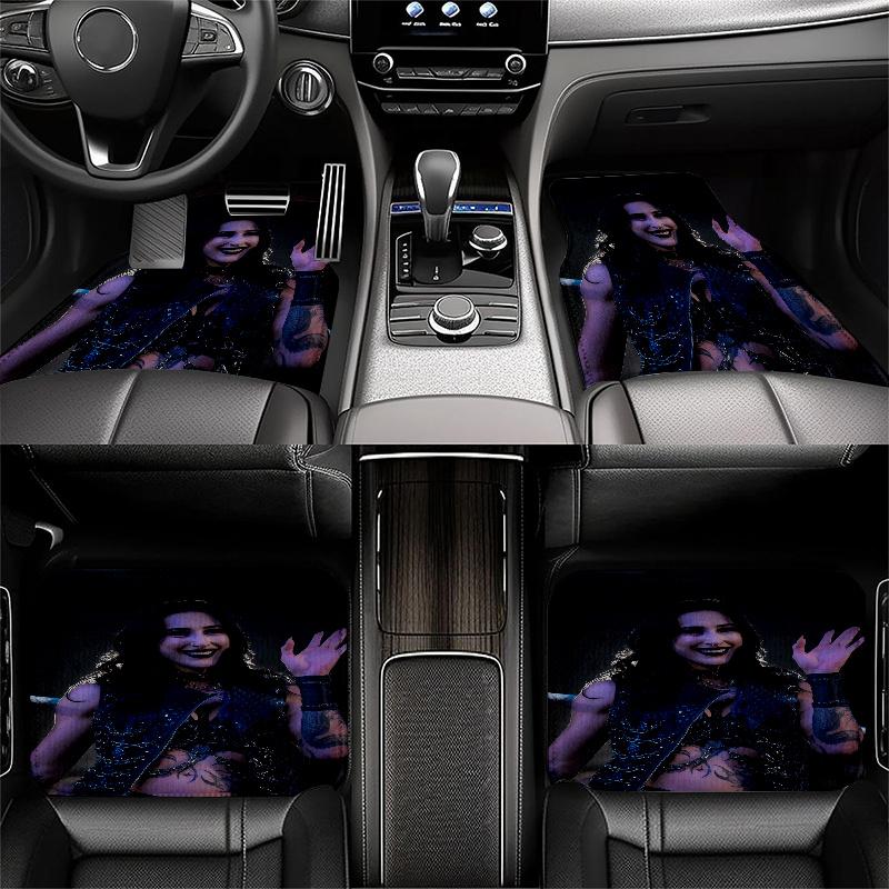 Mtdwwe Rhea R Black Full Coverage All-Season Car Floor Mats, XPE Non-Slip Wear-Resistant Textured Carpets for SUV Interiors