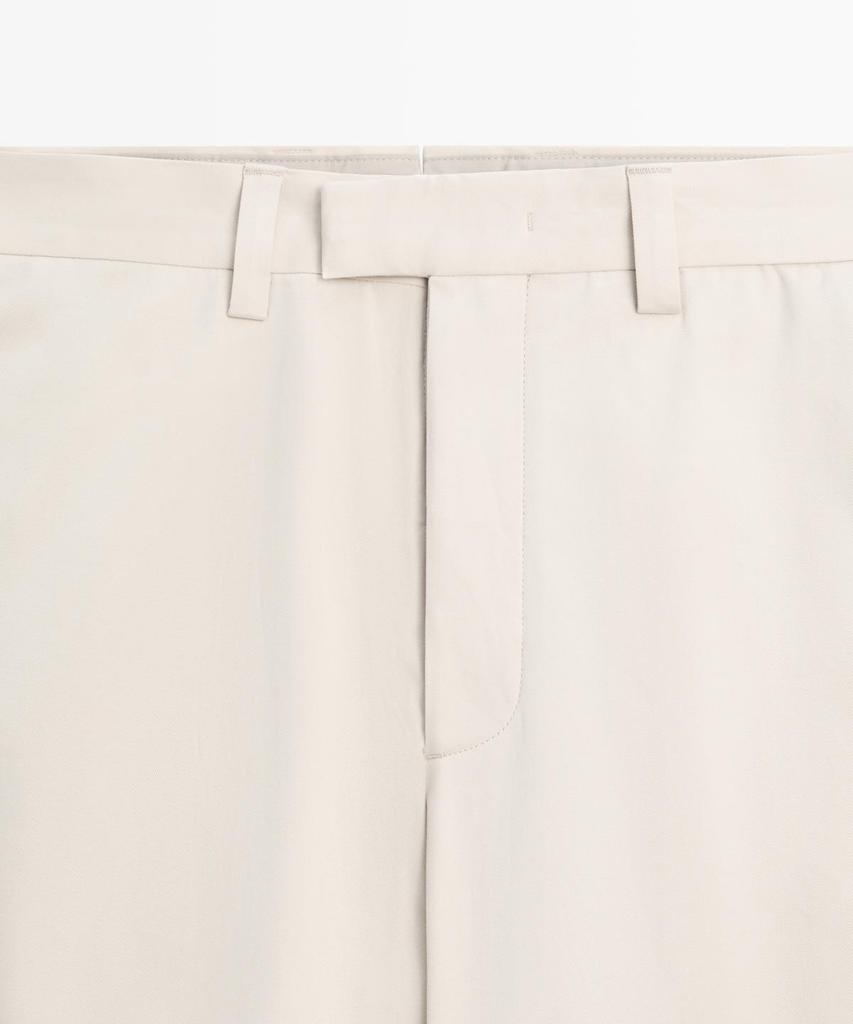 Masimodutti Barrel Fit Tailored Pants