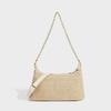 Women's Straw Woven Shoulder Chain Small Bag Chain Summer Essential Leisure High-quality Bag Shoulder Armpit Bag Women's Bag