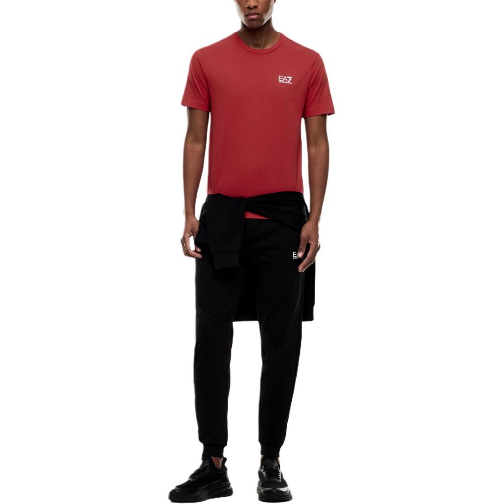 Emporio Armani EA7 Logo Round Neck Pullover Short Sleeve T-Shirt Men tops 8NPT25-PJVPZ-U5072