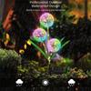 Plastic Stake Solar Onion Ball Lights Waterproof Design Outdoor Lawn Lamp  Outdoor Lighting
