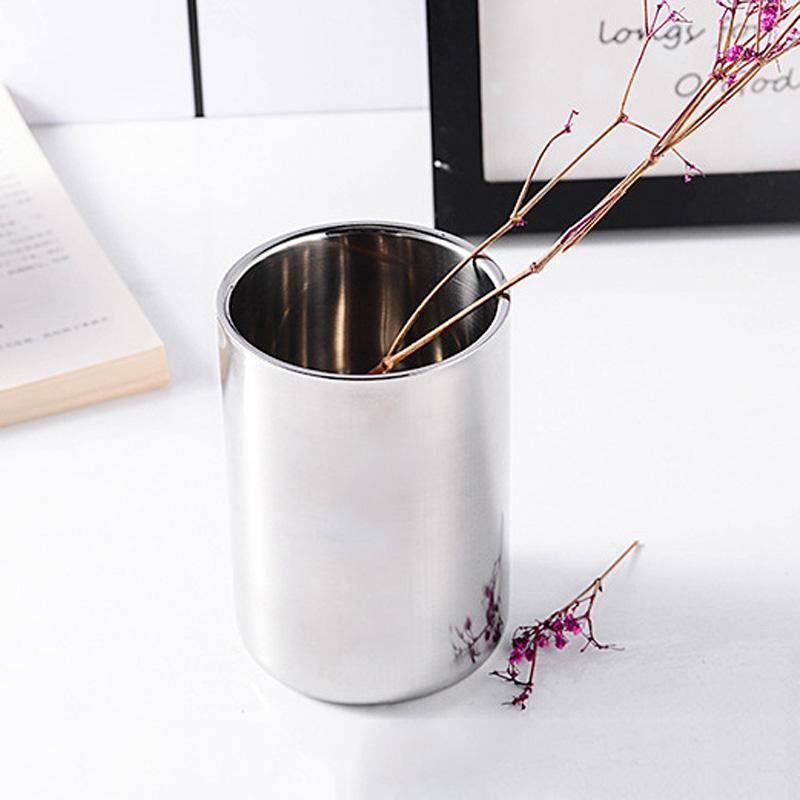 Drinkware Cup Dvojitá stěna Domácí kuchyně Jídelní doplňky Nerezová ocel