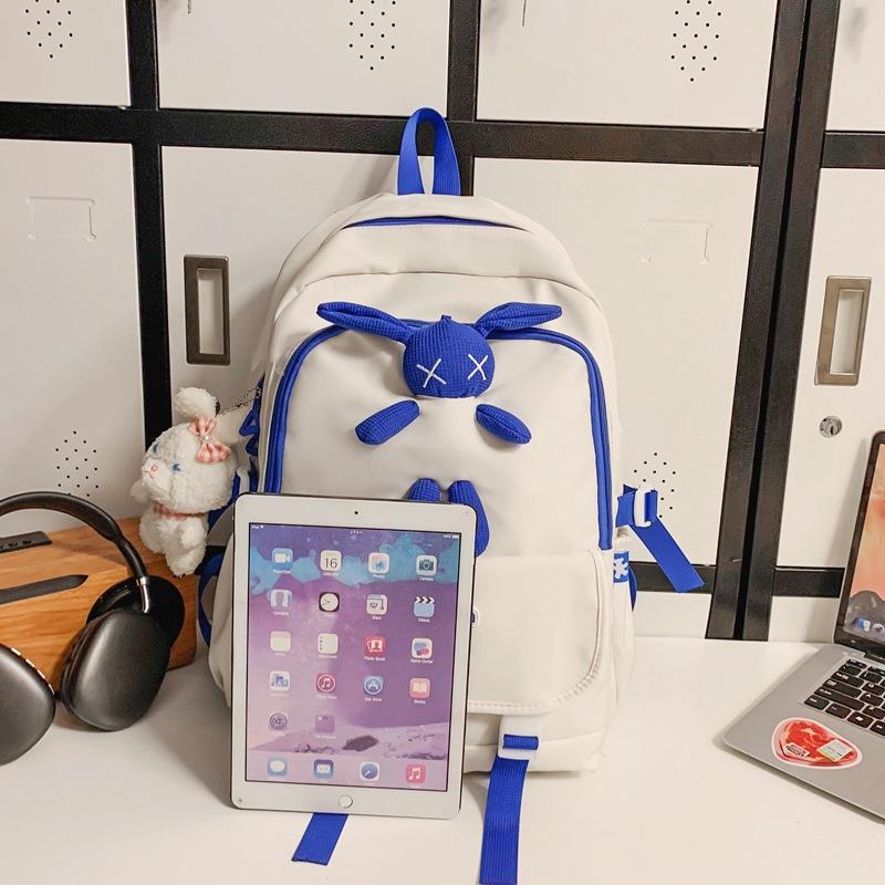 New Backpack Schoolbag for Men and Women Campus Style Junior High School Students Fashionable Simple College Style Backpack