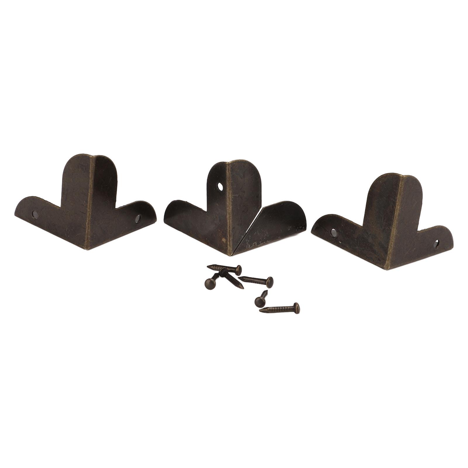 

50 шт. Защитные уголки Треугольные Винтажный Ретро Стиль Прочные Долговечные Широкое Применение Защитные уголки