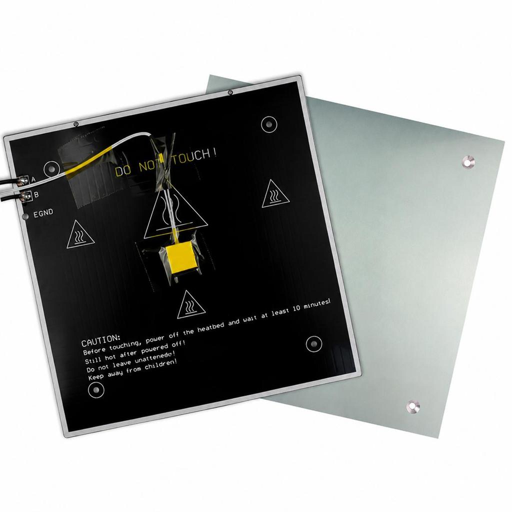 3D Printer Print Platform Aluminum Heated Bed Compatible with CREALITY K1 K1C Easy to Replace Preinstalled Wire 235*235mm No Magnetic Base