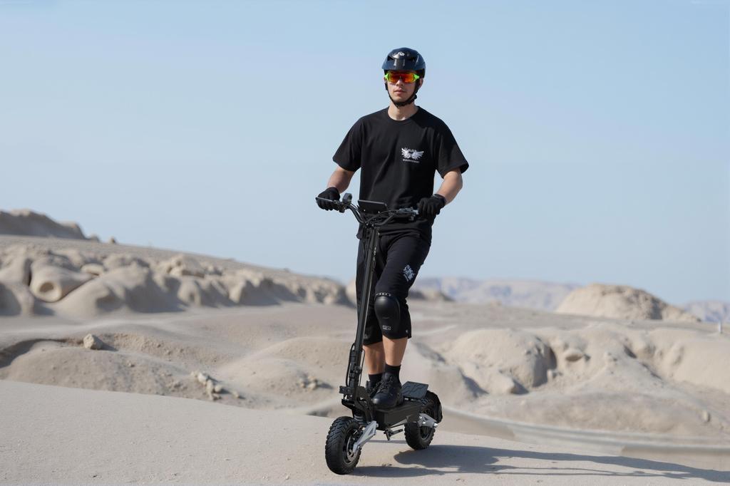 OOTD T10 Foldable E-Scooter 900W Peak 48V 13.5Ah Battery 150kg Load 11-inch Tubeless Tires Foldable Commuter E-Scooter