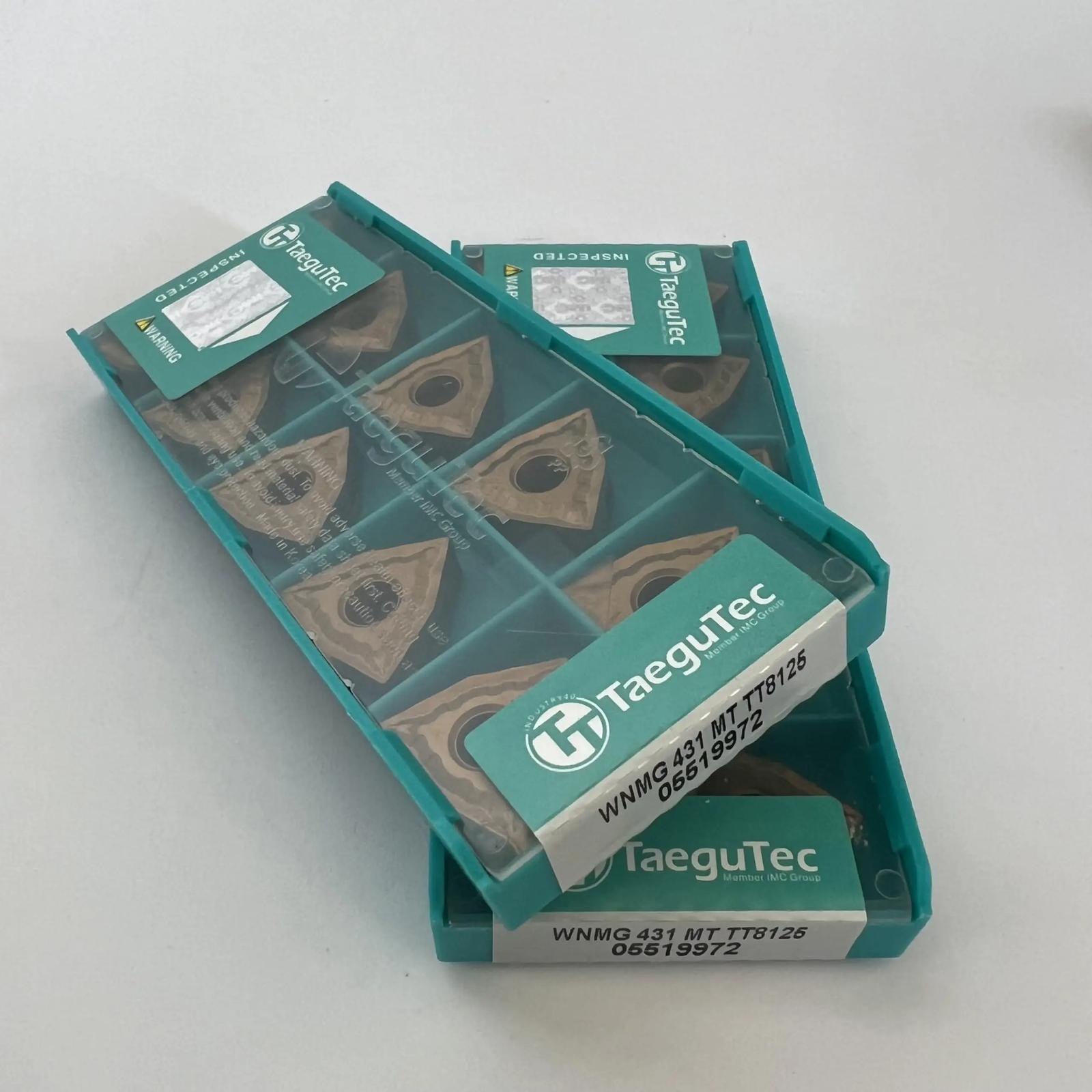 

TaeguTec / WNMG 080404MT TT8125 /Original genuine CNC alloy blade 10 PCS