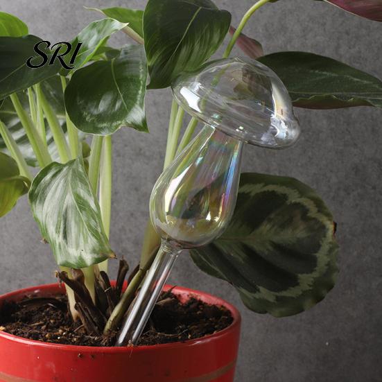Dekorative Pflanzenbewässerung Blume Hohes Borosilikatglas Automatische Bewässerung Innenkugeln für Topfpflanzen Balkon Garten Orchideen Handgeblasen