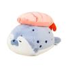 Seal Plush Toy 40cmKawaii Sushi Otter Plush Toy Delicious Rice And Sea Dogs Marine Organism Doll Animal Soothing Sleep Pillow