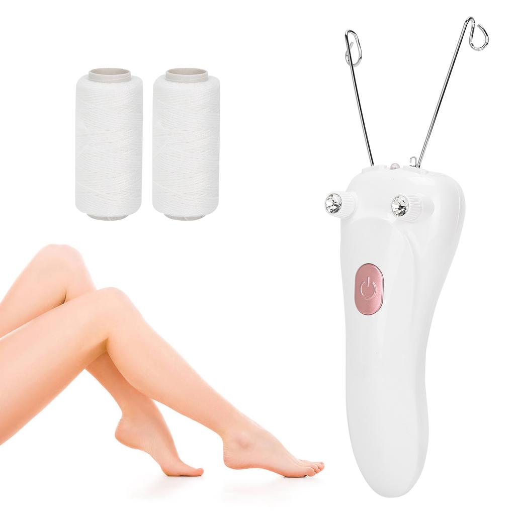 USB Charging Electric Cotton Thread Epilator Facial Body Hair Removal Machine Device