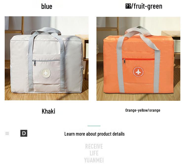 Large-Capacity Multifunctional Travel Bag: Waterproof Student, Luggage, Quilts & Carry-On Storage