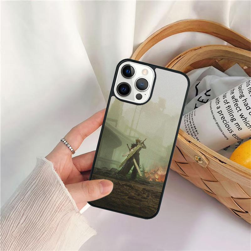 Final Fantasy VII Celular Mobile Smartphone Cases For iPhone 17 Air 16e 15 14 12 13 11 Pro MAX Plus Coque Fundas
