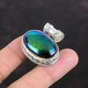 Mystic Fire Labradorite Pendant Natural Gemstone Jewelry 925 Sterling Silver Pendant Handmade Pendant Antique Vintage Jewelry Gifts For Wife