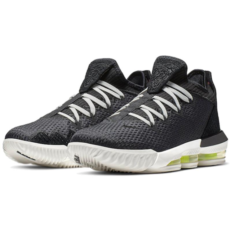 Nike LeBron 16 Low Black Volt Glow Sneakers CI2668-004