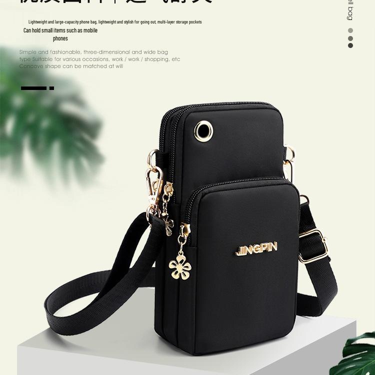 Damen Sommer 2025 Crossbody Mini-Tasche: Modische Handy-, Münz- & Handgelenk-Geldbörse