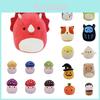 E Brinquedo de Pelúcia Squishmallow Fofinho Apresentando Stump The Skeleton Squad Bouncer**