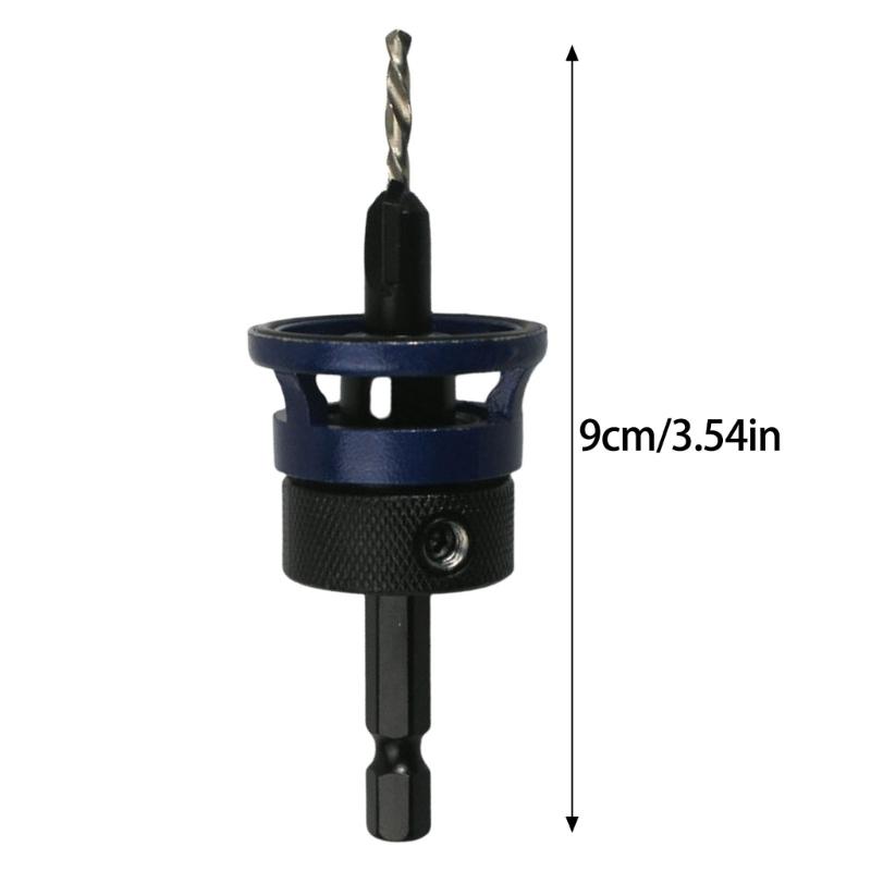 Woodworking Countersink Drill Bit with Adjustable Bit Depth Stop Drill Bit 1/4Inch Hexagonal Shank, Precise Drills