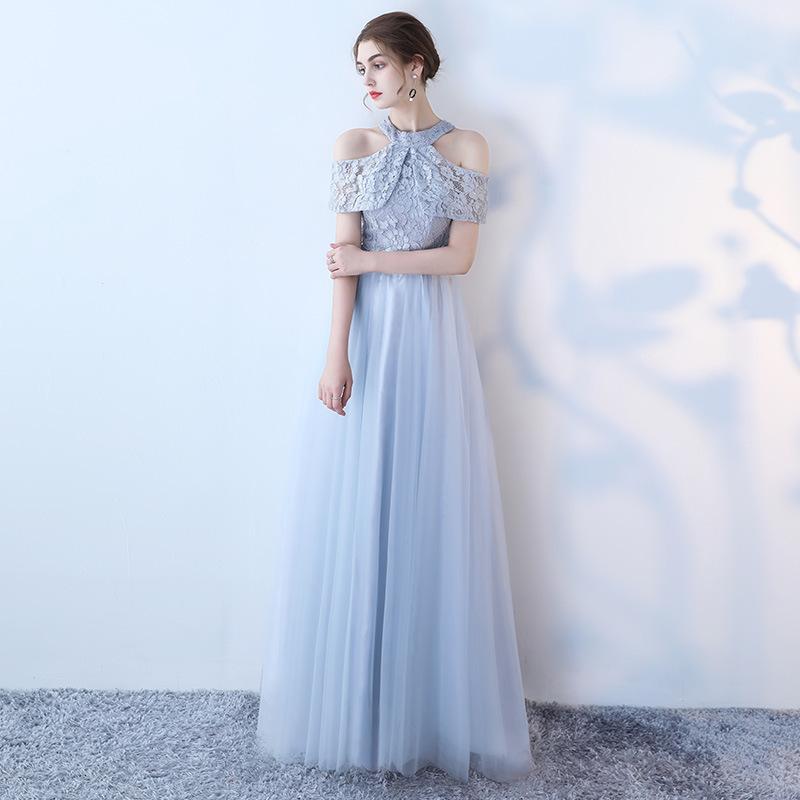Evening dress Spring new birthday party slim dress Student small dress