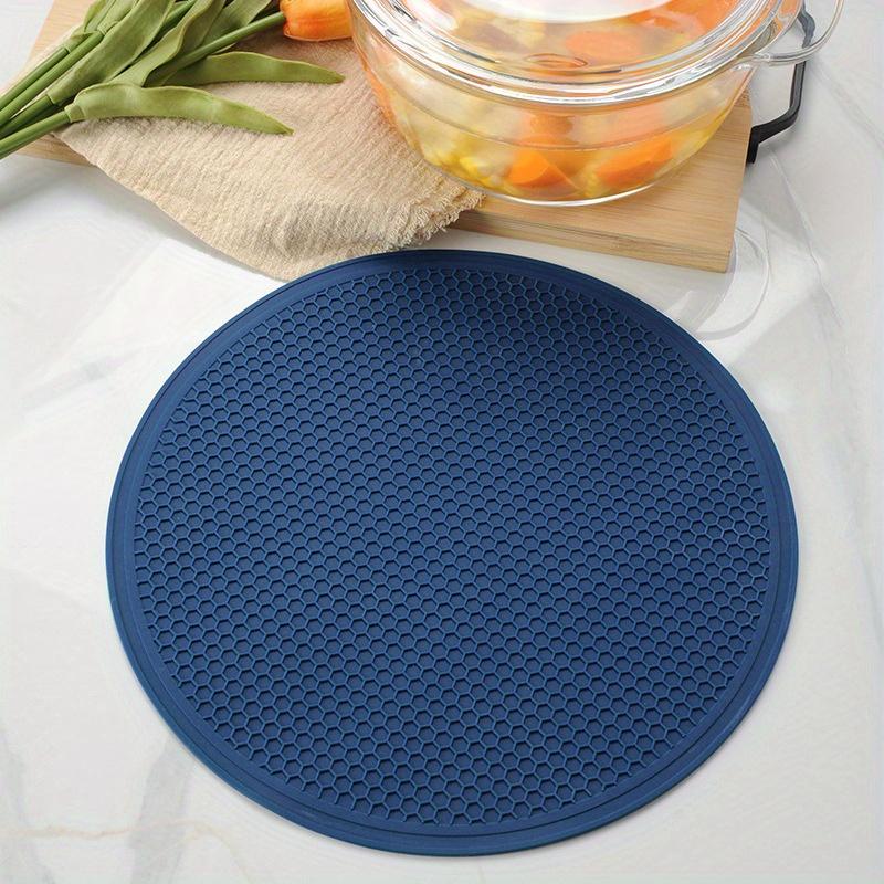 1/4PCS Round Placemats Restaurant Hollow Decoration Meal Mat Anti-hot Dining Table Line Mat Steak Plate Pad