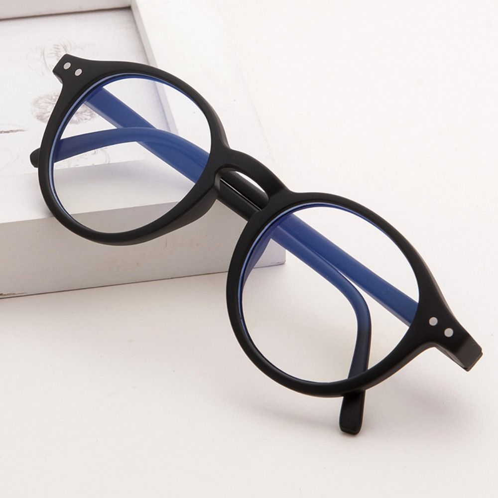 

New Fashion Anti-blue Light Glasses Kids Round Frame Computer Glasses Vintage Boys Girls Protection Eyeglasses