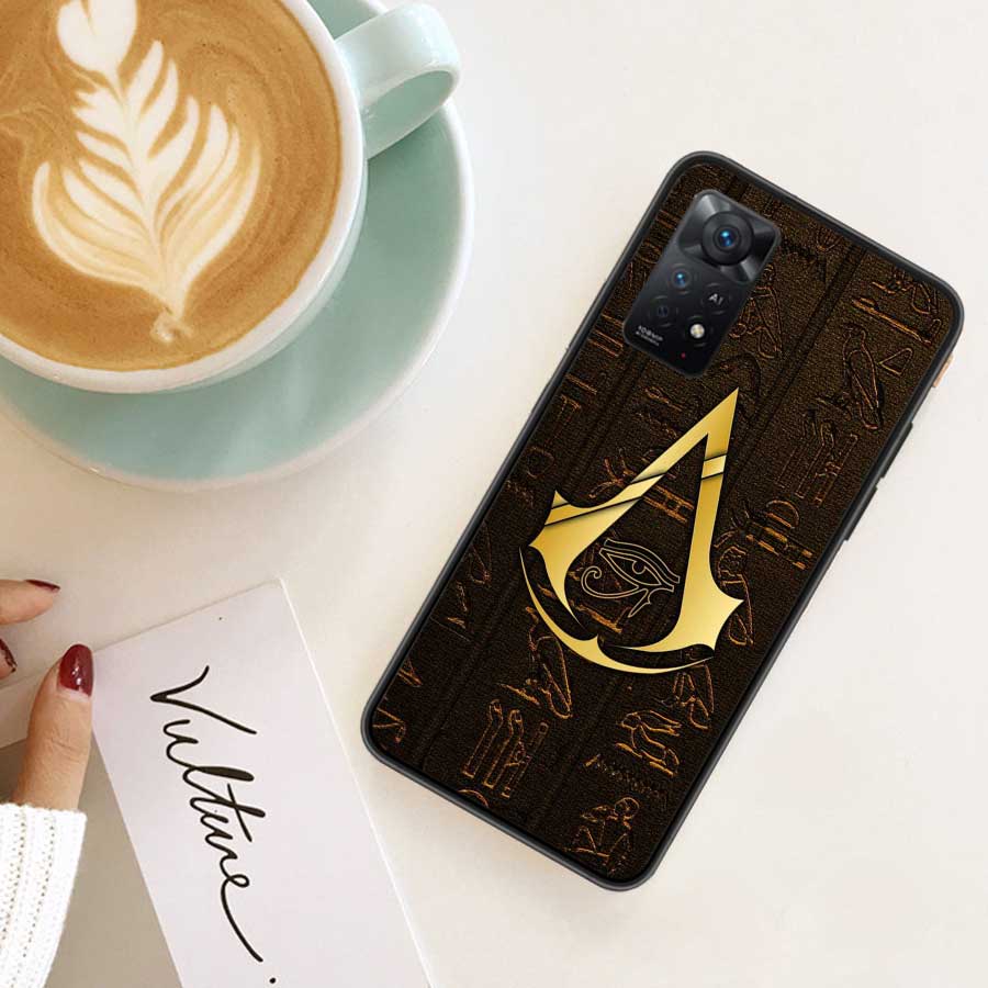 Egypt Pharaoh mural Phone Case For Xiaomi Redmi Note 12 Plus 12S 11 11T Pro 5G 11E 11S 4G 10 10S 9 9S 9T 8 8T 7 6 5 Cover Shell