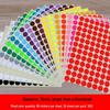 Mixed Color Round Dot Sticker Labels - Available in 10, 16, and 20 Vibrant Colors