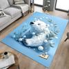 1pc Polar bear, Winter Carpet Office Rug Outdoor Mat Home Decor Area Carpet Festival Gift