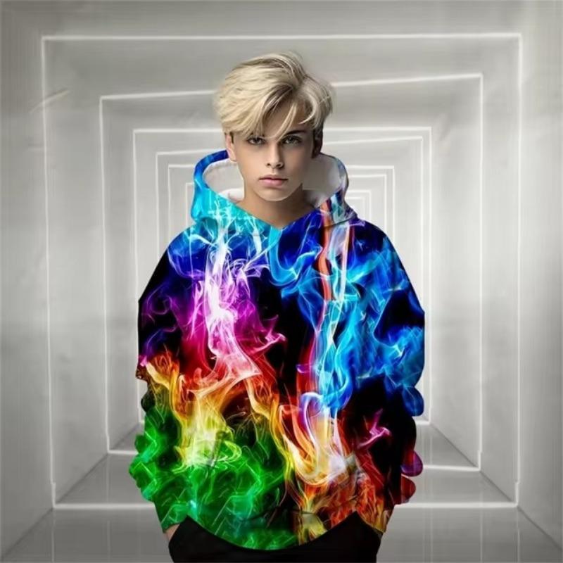 Cool Street Skater  Sweatshirts Printed High Street Fashion Casual Comfortable Loose Letter Kids Coat Autumn Winter Clothes