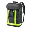 Sanwa Supply BAG-GEN1BK, 34L Construction Backpack with Water-Resistant and Waterproof Zippers, Removable Reflective Tape, Fits 17.3-inch PCs, and