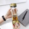 TAIC Double-Layer Tea Infuser Glass Bottle