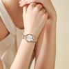 NIBOSI Diamond Dial Quartz Watch for Women Fashion Elegant Ladies Watches Stainless Steel Waterproof Women's Wristwatch