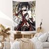 Cool And Cute T-Tokisaki Kurumi Anime Anime Tapestry Hanging Tarot Hippie Wall Rugs Dorm Home Decor