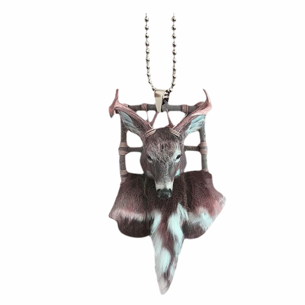 Acrylic Flat Small Deer Pendant Home Decoration Supplies,Funny Animal Wall Hangings